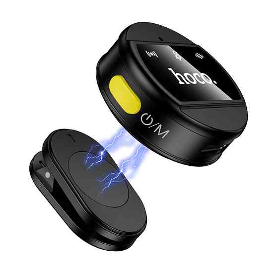 Беспроводная микрофонная система HOCO L21 Charm magnetic (Lightning) Black Одесса