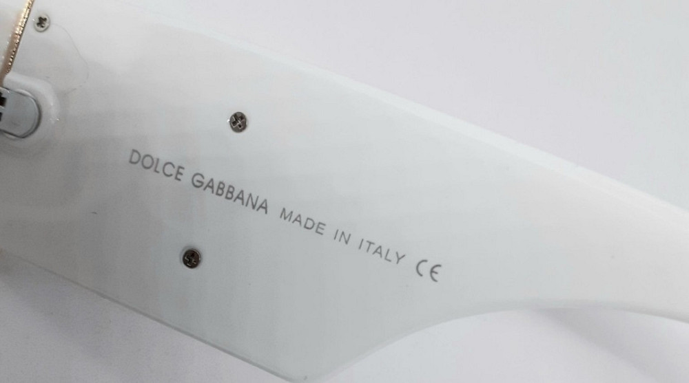 Брендовые модные женские очки белые линзы бежево золотые. Киев - изображение 3