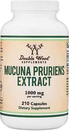 Экстракт Мукуны Double Wood Supplements Mucuna Pruriens Extract 1000 mg 210 caps Луцк