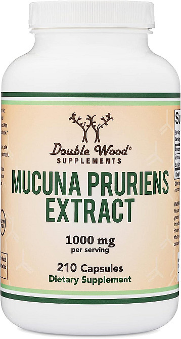 Экстракт Мукуны Double Wood Supplements Mucuna Pruriens Extract 1000 mg 210 caps Луцк - изображение 1