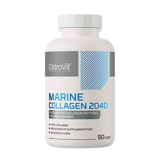 Колаген Ostrovit Marine Collagen 2040 mg 90 caps Луцьк