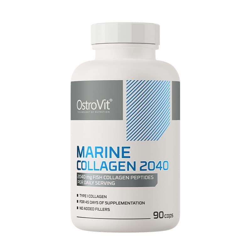 Колаген Ostrovit Marine Collagen 2040 mg 90 caps Луцьк - фото 1