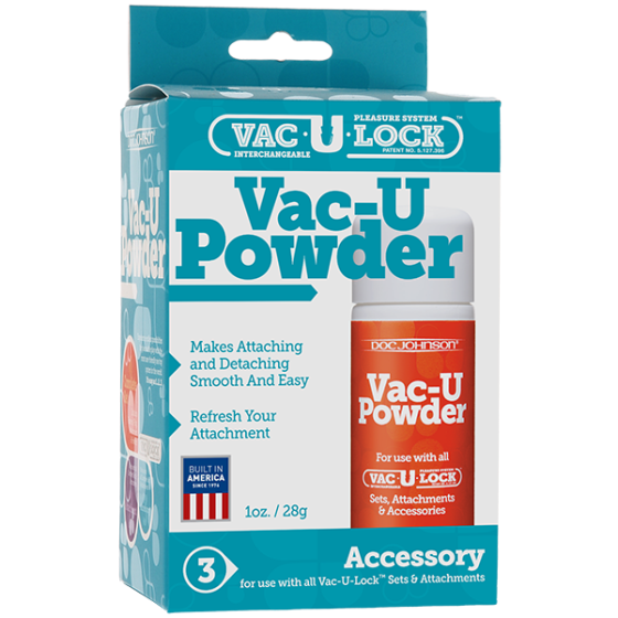 Пудра для крепления Vac-U-Lock Doc Johnson Vac-U Powder Sex Aura Киев