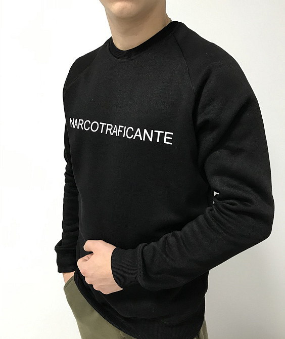Толстовка преміум NARCOTRAFICANTE + ваше прізвище ззаду Чернівці - фото 2
