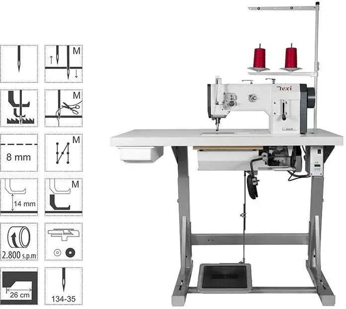 Швейна машина Texi Stebnówka Hd Forte Uf Premium - Tapicerska / Kaletnicza Z Potrójnym Transportem, Ac Servo (TEX000091) Київ - фото 1