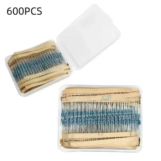 Набір резисторів 1/4 Вт, 600 шт, 10 Ом – 1 МОм Київ