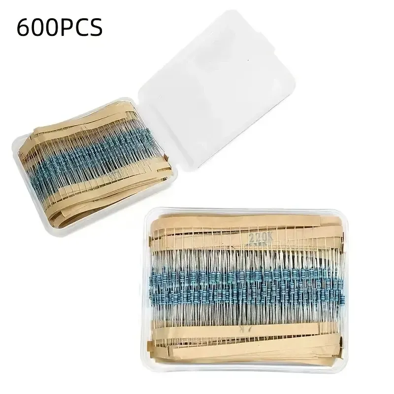 Набір резисторів 1/4 Вт, 600 шт, 10 Ом – 1 МОм Київ - фото 1