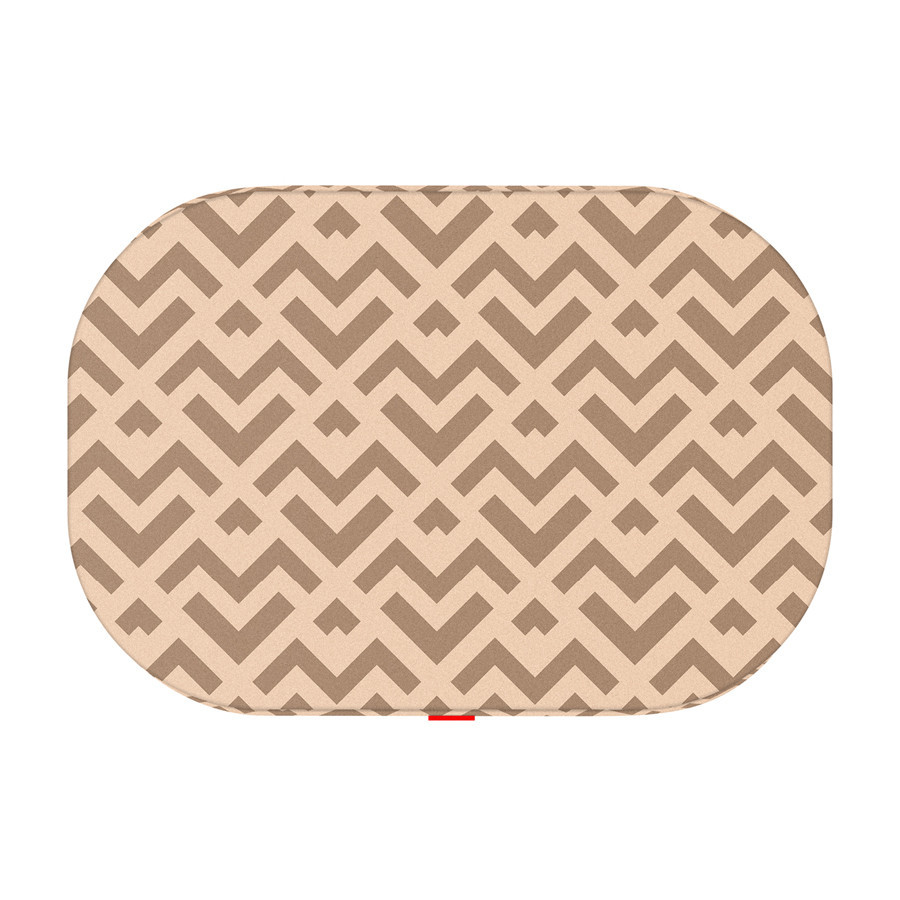 Лежанка для собак WAUDOG Relax, малюнок "Трикутники", зі змінним чохлом, S, Ш 55 см, Д 40см Вінниця - фото 1