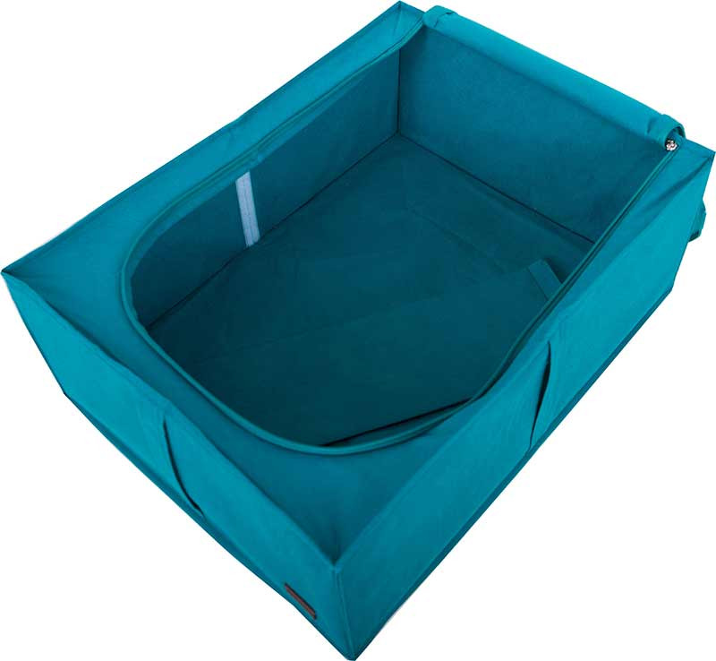 Короб для хранения вещей со съемной перегородкой KHV-2-V-lazur (Лазурь) Сумы - изображение 2