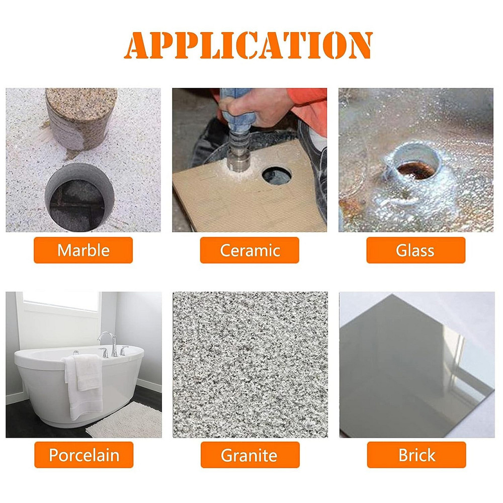 Алмазні коронки, коронки для плитки, коронки для розеток, коронки по керамограніту, коронки для плитки 45 мм (966485445) Київ - фото 6