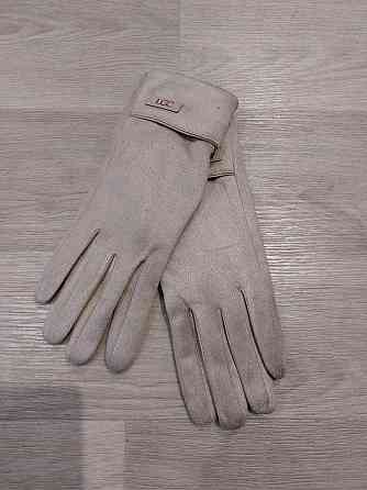Перчатки сенсорные женские one size бежевый Киев
