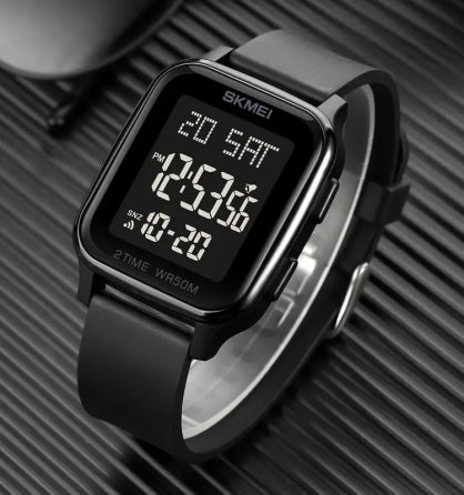 Спортивний наручний годинник Skmei 1858 (Чорний) Київ