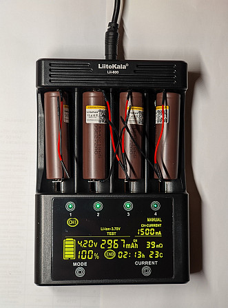 Акумулятор 18650 LG HG2 3000 mAh 3.7 V 30 А з дротами під паяння (Коричневий) Вінниця - фото 3
