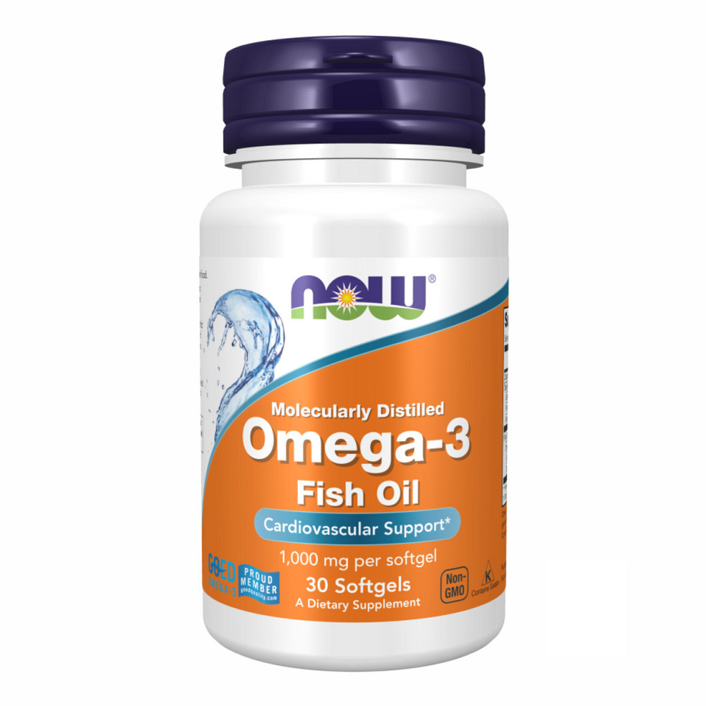 Омега-3 Now Foods Omega-3 1000mg 30 гел капс Киев - изображение 1