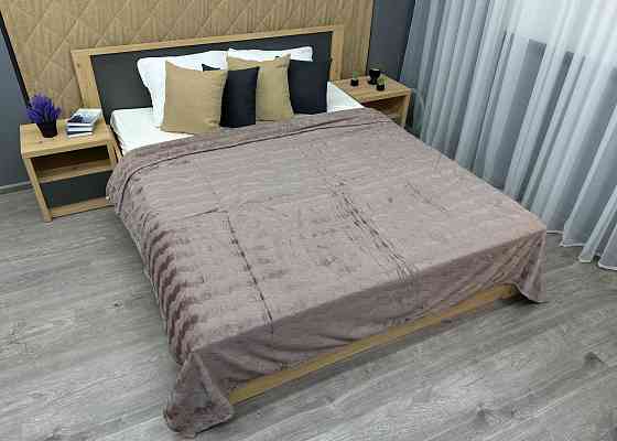 Плед-покривало 200х230 см (+-5см) Сірий (87-245) Київ