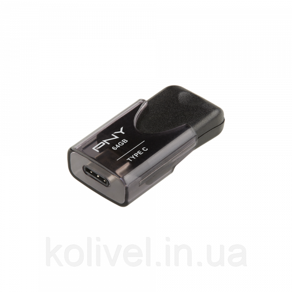 USB Flash PNY 64 GB Elite Type-C USB 3.1, Retail (FD64GATT4TC31K-EF) Киев - изображение 1