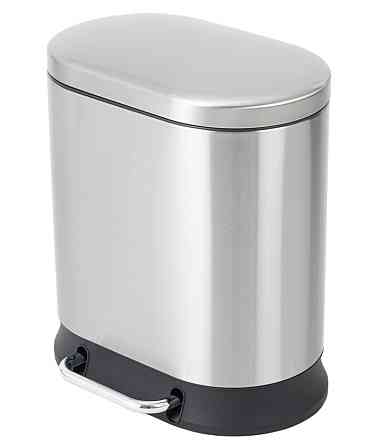 Відро для сміття з плавним закриттям овальне Mixxus Premium Strong-TC0105 SS Color 5л колір наржаві  ( MI7080 ) 36789 Харків