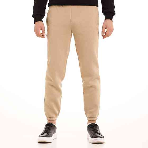 Чоловічі штани джогери з кишенями пісочні Pobedov 007 ЗИМА Київ