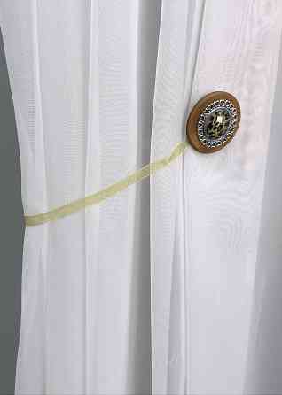 Магніти для штор і гардин Карпати набір 2 шт Коричневий з сріблястим (81-148) Київ