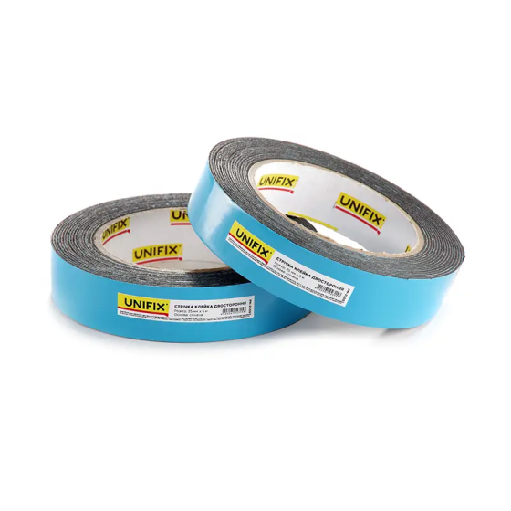 Скотч двухсторонній на спіненій основі 12мм*5м чорний Харків