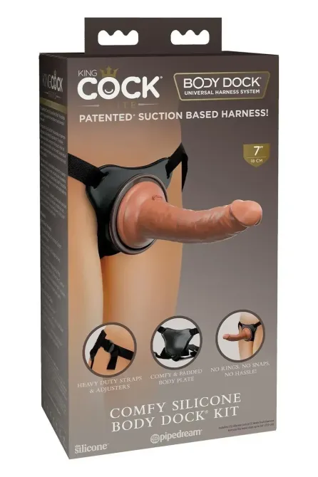 Страпон реалістичний Pipedream King Cock Elite подвійний щільності, 20.5 см х 3.5 см Sex Aura Київ - фото 2