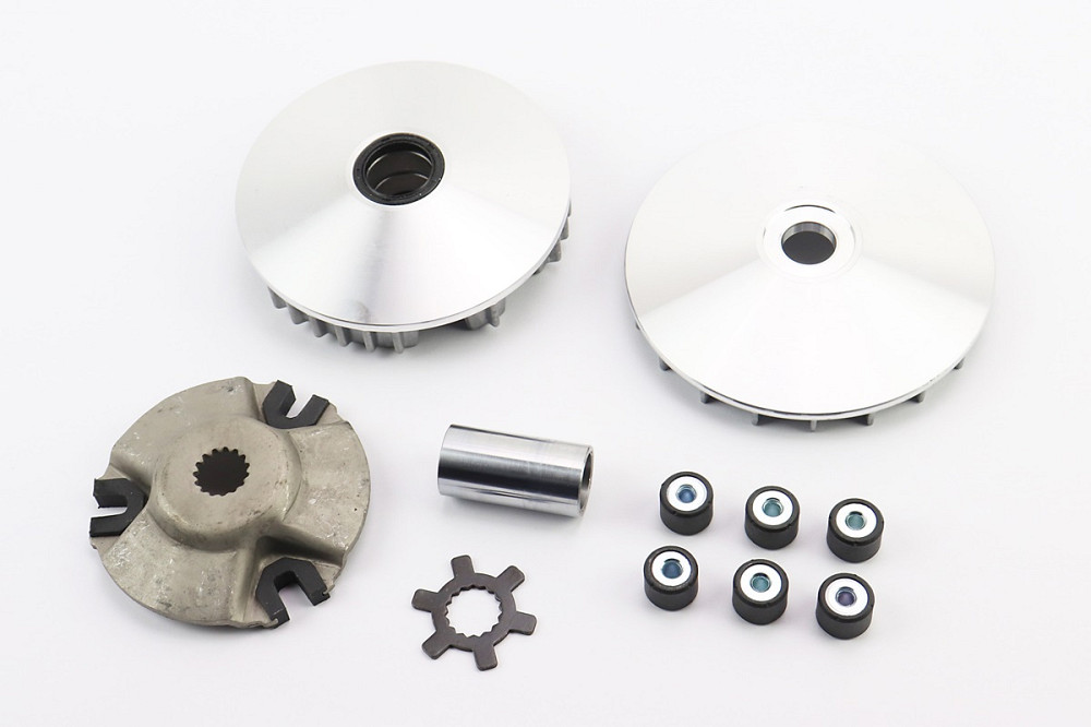 Варіатор передній к-кт Yamaha BWS 100 (під вал 16мм) + втулка, крильчатка Київ - фото 1