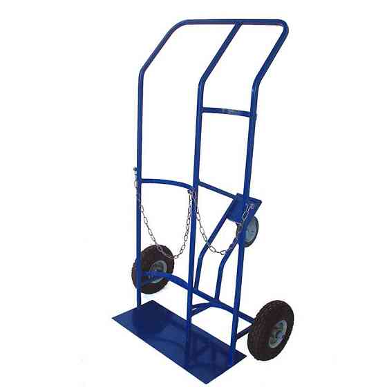 Візок для 2 балонів кисень+пропан з опорним колесом ТКО2-260 до 250 кг Харків