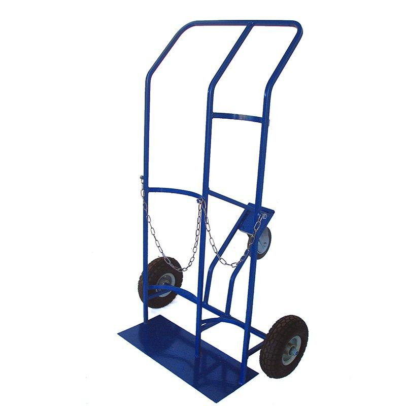 Візок для 2 балонів кисень+пропан з опорним колесом ТКО2-260 до 250 кг Харків - фото 4