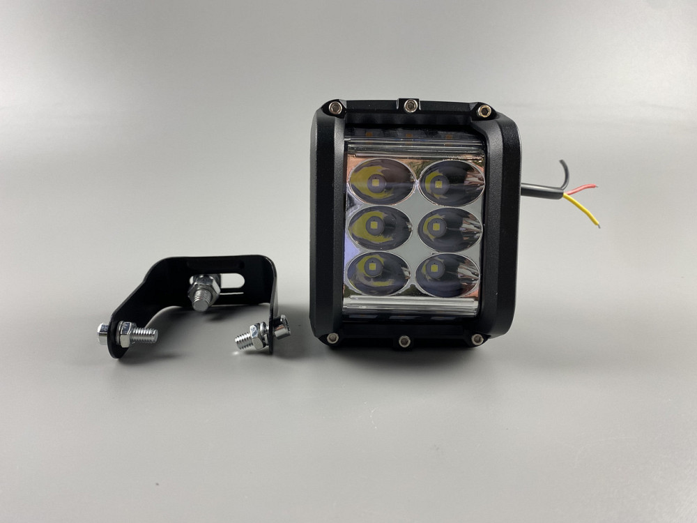 Автомобільна фара дальнього світла жовтий + білий, фара LED прямокутна 60W світлодіодна Мукачево - фото 8