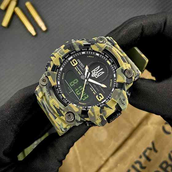 Awarder 001 Тризуб срібло  Camo Green Киев