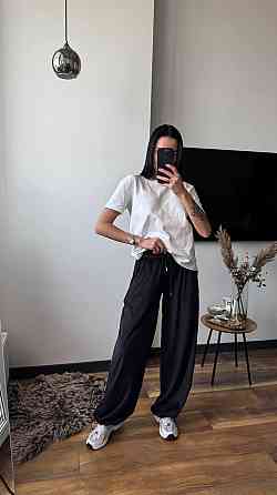 Женские прогулочные брюки из плюш велюра Черный, 42/44 Одесса