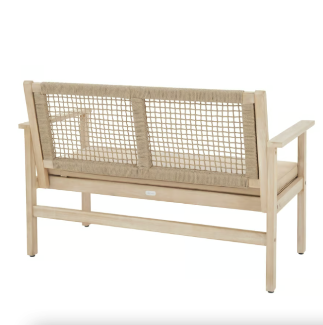 Садова лавка Di Volio Teracina з спинкою бежевий Киев - изображение 6