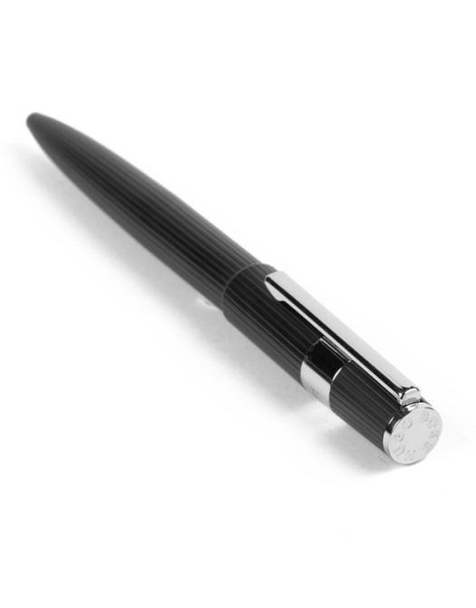 Кулькова ручка Hugo Boss Gear Pinstripe Black/Chrome Ровно - изображение 5