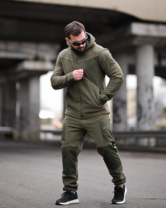 Флисовый спортивный тактический костюм TARANTUL oliva ТР6553 Одесса - изображение 10