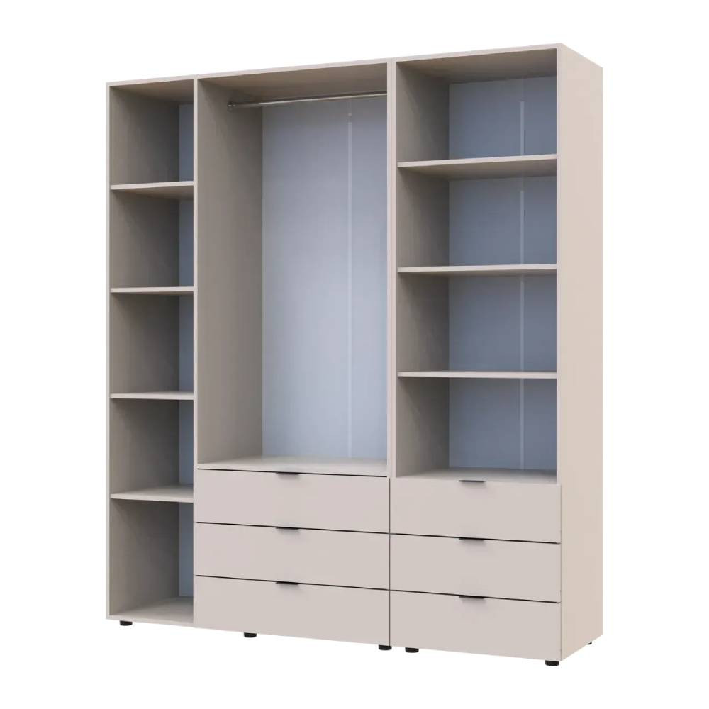 Шкаф для одежды Doros Гелар Кашемир 3ДСП с пеналом 176.2х49.5х203.4 (DRS-011922) Львов - изображение 5