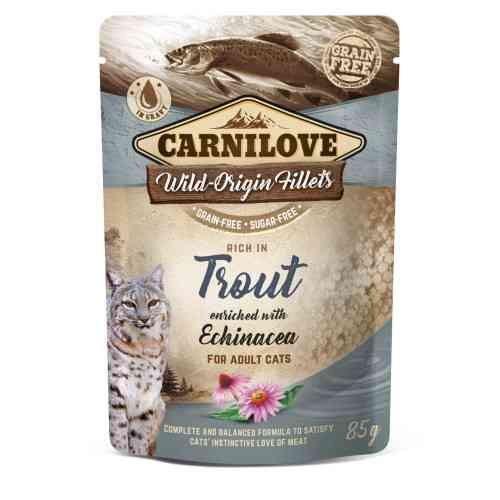 Корм вологий Carnilove Trout with Echinacea д/котів форель та ехінацея 85 г Київ