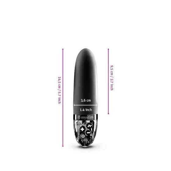 Вібратор з електростимуляцією Mystim Sleak Freak Black Edition Sex Aura Київ