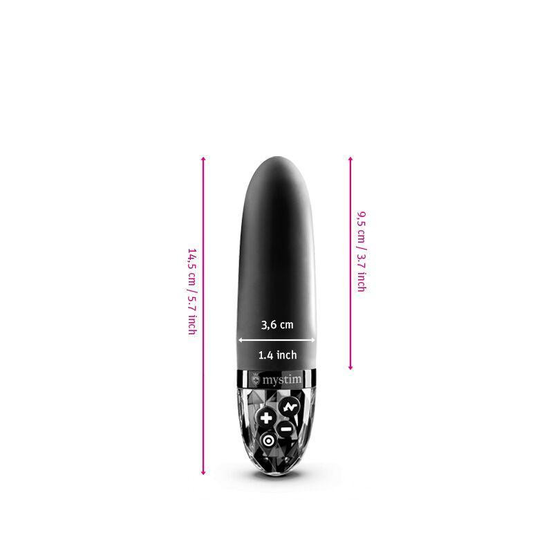 Вібратор з електростимуляцією Mystim Sleak Freak Black Edition Sex Aura Київ - фото 3