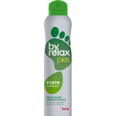 Антиперспірант Byly Для ніг Byrelax Forte Захист 24 години З мікротальком від поту та запаху 200 мл (8411104005471) Вінниця - фото 1