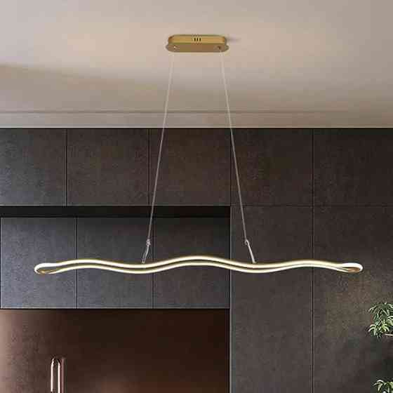 Люстра світлодіодна стельова Світлова Симфонія PJ849 з пультом (Кава) Київ