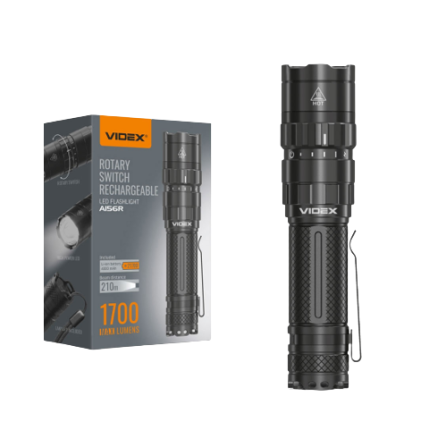Ліхтарик LED портативний 1700Lm 6500К VLF-A156R Videx Житомир - фото 1