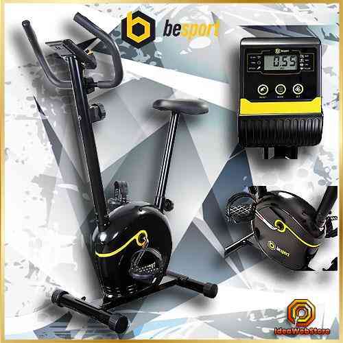 Велотренажер магнитный Besport черный, Кардиотренажер велотренажер для дома до 110 кг для похудения Киев