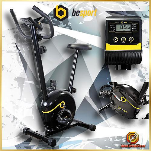 Велотренажер магнитный Besport черный, Кардиотренажер велотренажер для дома до 110 кг для похудения Киев - изображение 1
