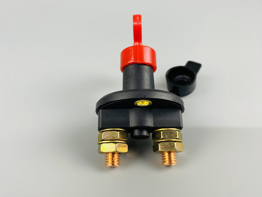 Вимикач маси універсальний, механічний 12/24 В (червона мідь) 80A. М10 — мідний болт Мукачево - фото 4