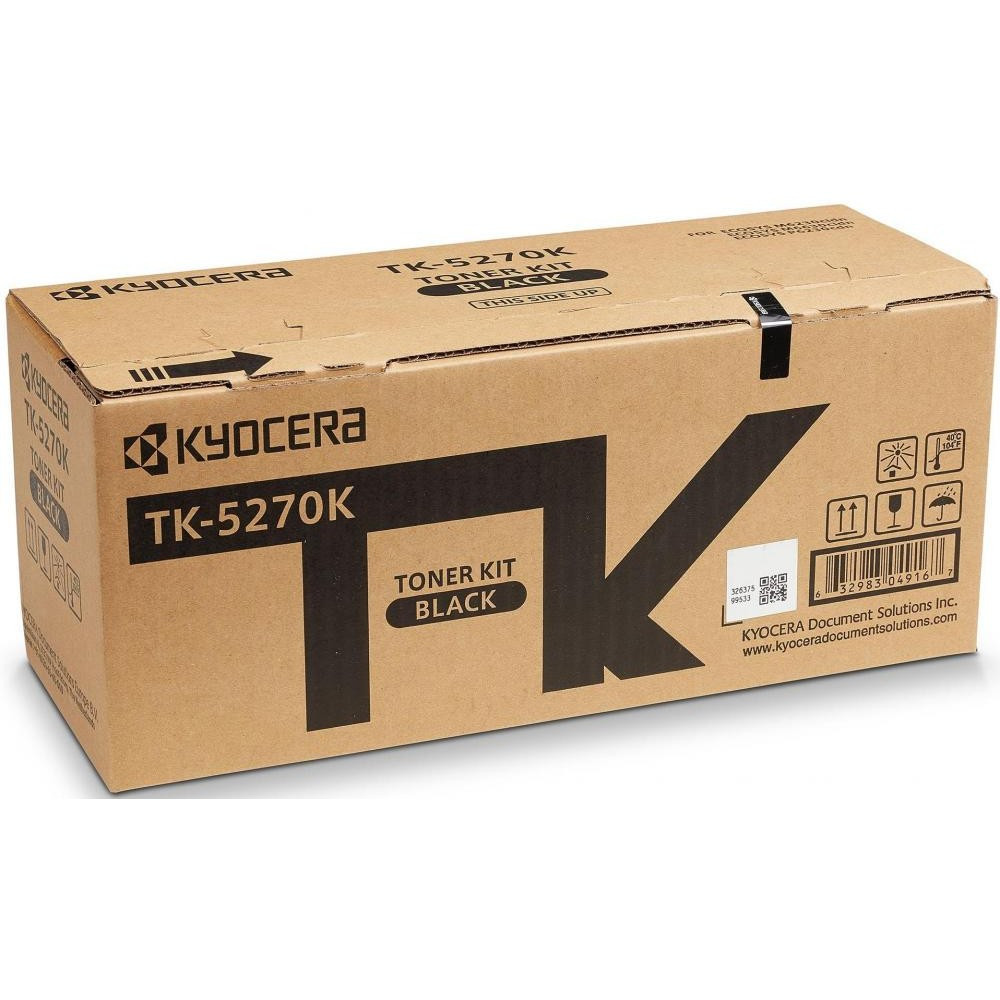 Kyocera TK-5270K 1T02TVCNL0 - оригинальный тонер картридж Киев - изображение 1