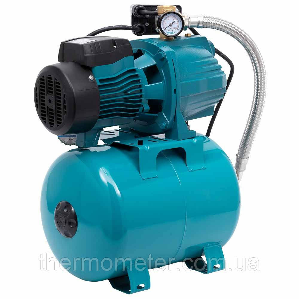 Станція 0.75 кВт Hmax 40м Qmax 85 л/хв (самовсмоктувальний насос) 24 л AquaticaLEO AJm75A3/UA (775384/24) Київ - фото 8