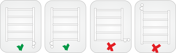 Електронагрівач ТЕН MOA 300W для сушарки для рушників Київ