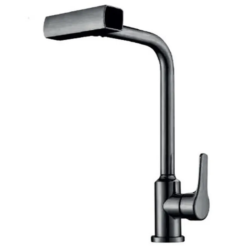 Кухонный смеситель Champion MOZ-014 GRAPHITE с выдвижной лейкой и 4 режимами из нержавеющей стали Харьков - изображение 1