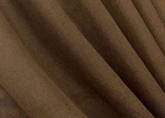 Комплект коротких штор VR-Textil Льон Мішковина № 1922ш Коричневий 130х170 см 2 шт (35-0433) Київ