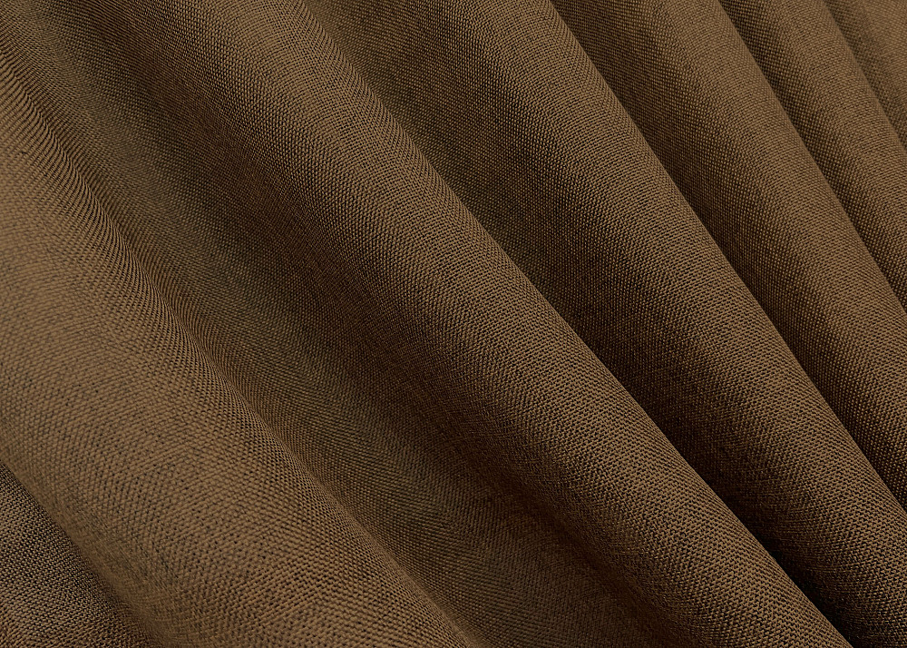 Комплект коротких штор VR-Textil Льон Мішковина № 1922ш Коричневий 130х170 см 2 шт (35-0433) Київ - фото 5